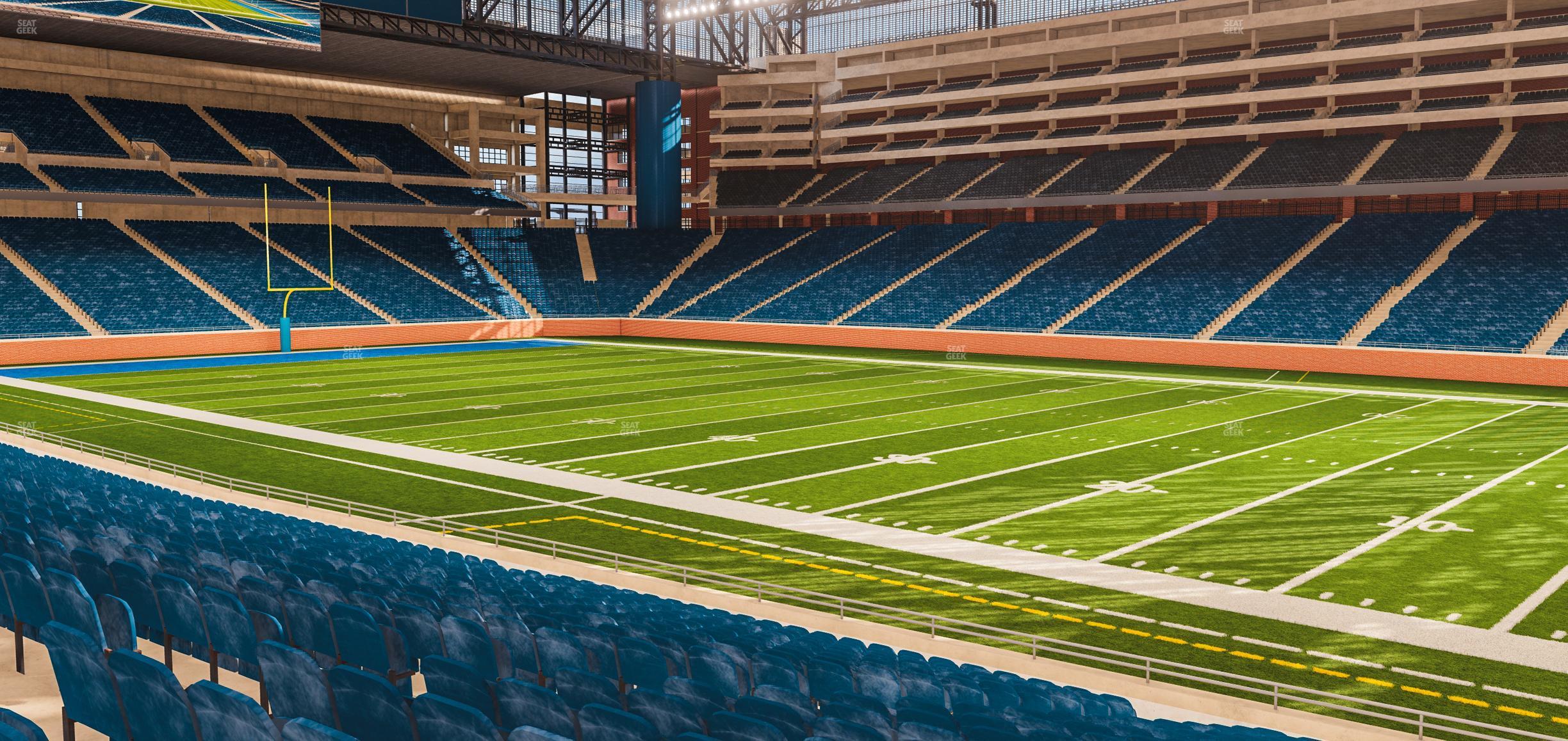 Seating view for Ford Field Section 131