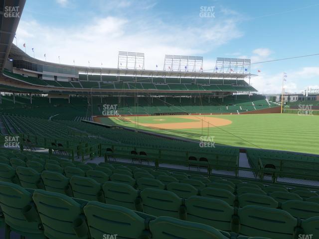 Seating view for Wrigley Field Section 231