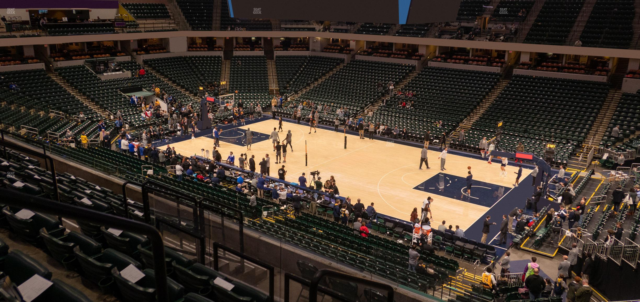 Seating view for Gainbridge Fieldhouse Section 103