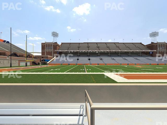 Seating view for Memorial Stadium - IL Section 129