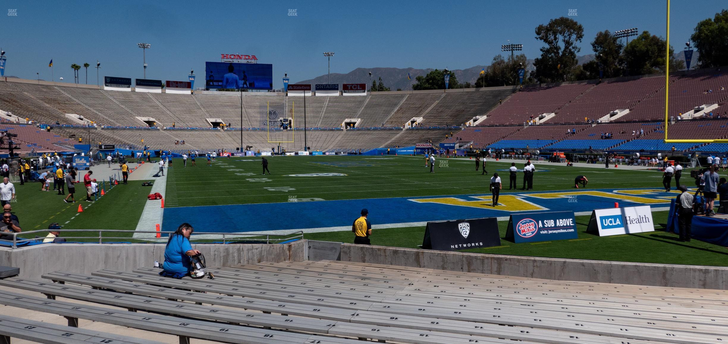 Seating view for Rose Bowl Stadium Section Lower 24