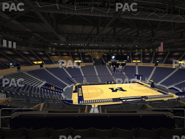 Seating view for Crisler Center Section 225