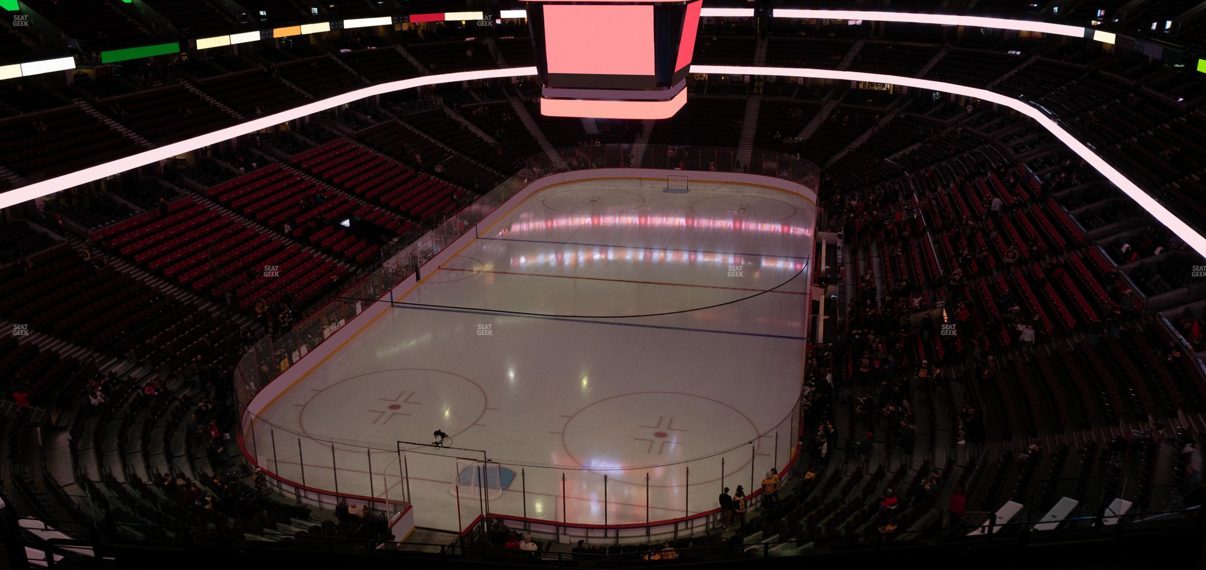 Seating view for Canadian Tire Centre Section Coca Cola Zone 314