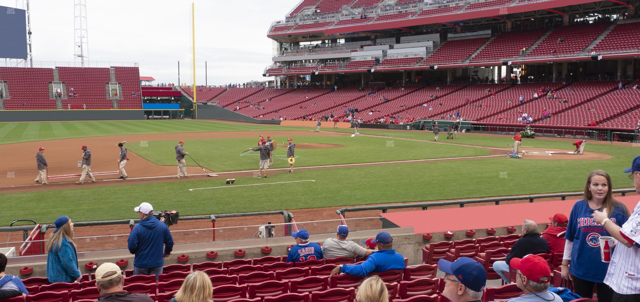 Seating view for Great American Ball Park Section 116