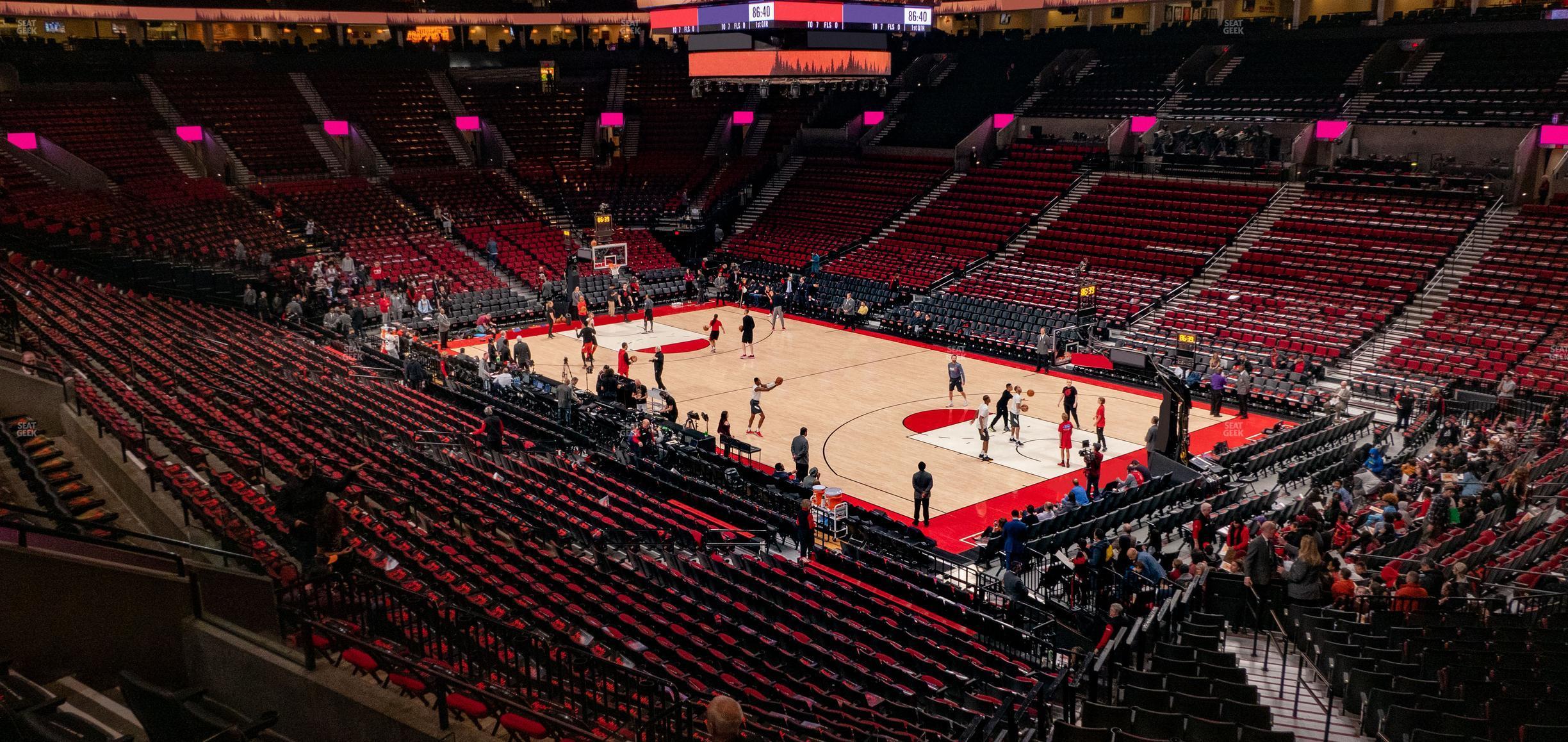 Seating view for Moda Center Section 227