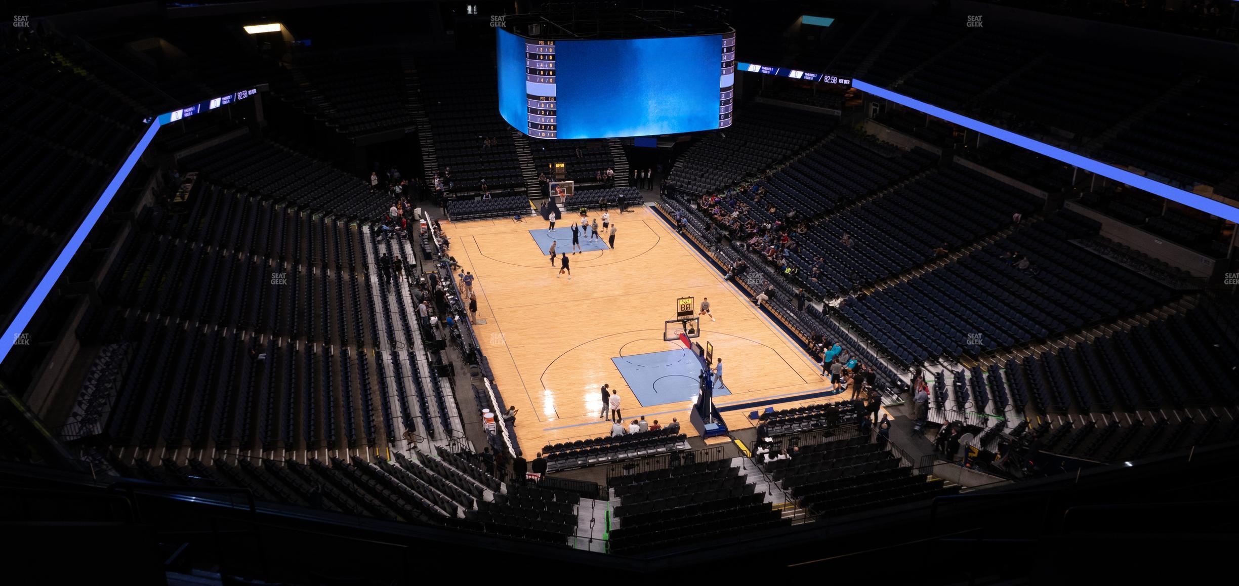 Seating view for FedExForum Section 215