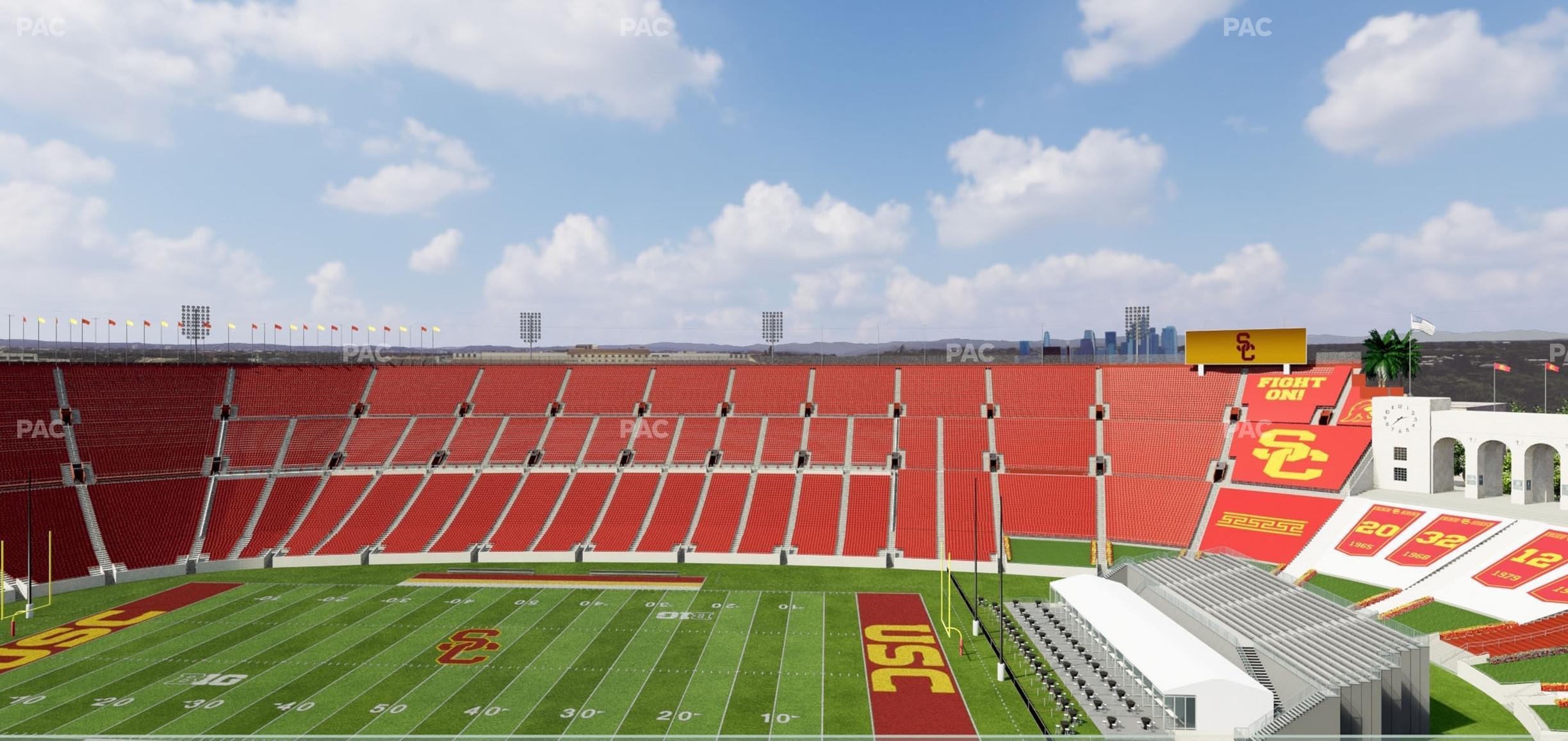 Seating view for Los Angeles Memorial Coliseum Section Suite 503