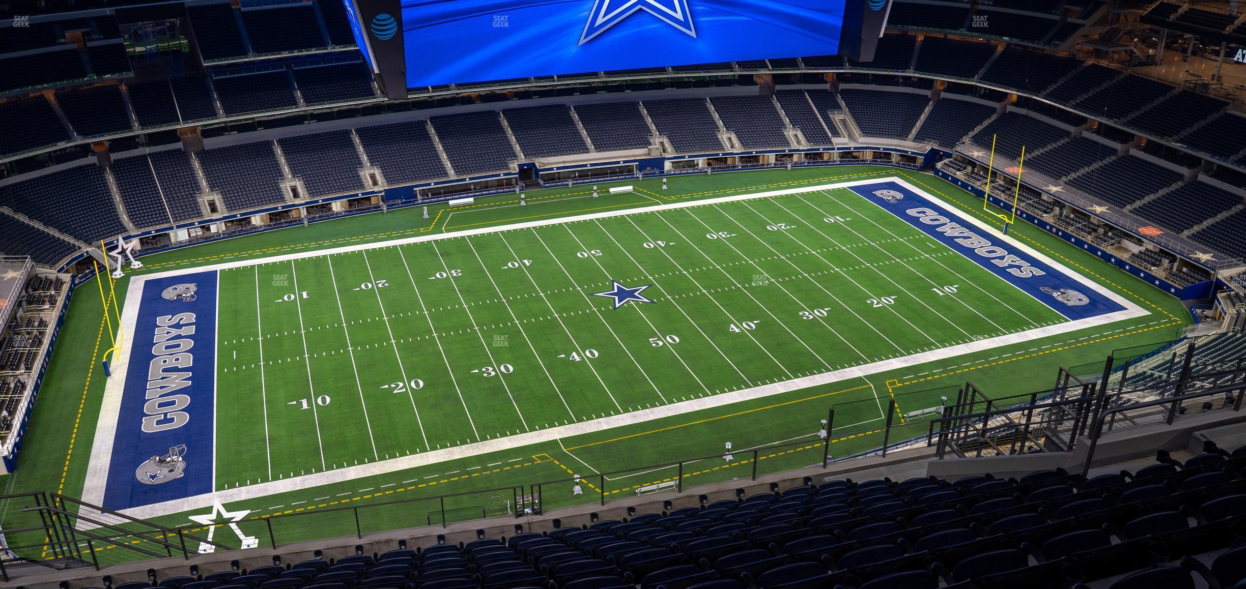 Seating view for AT&T Stadium Section 445