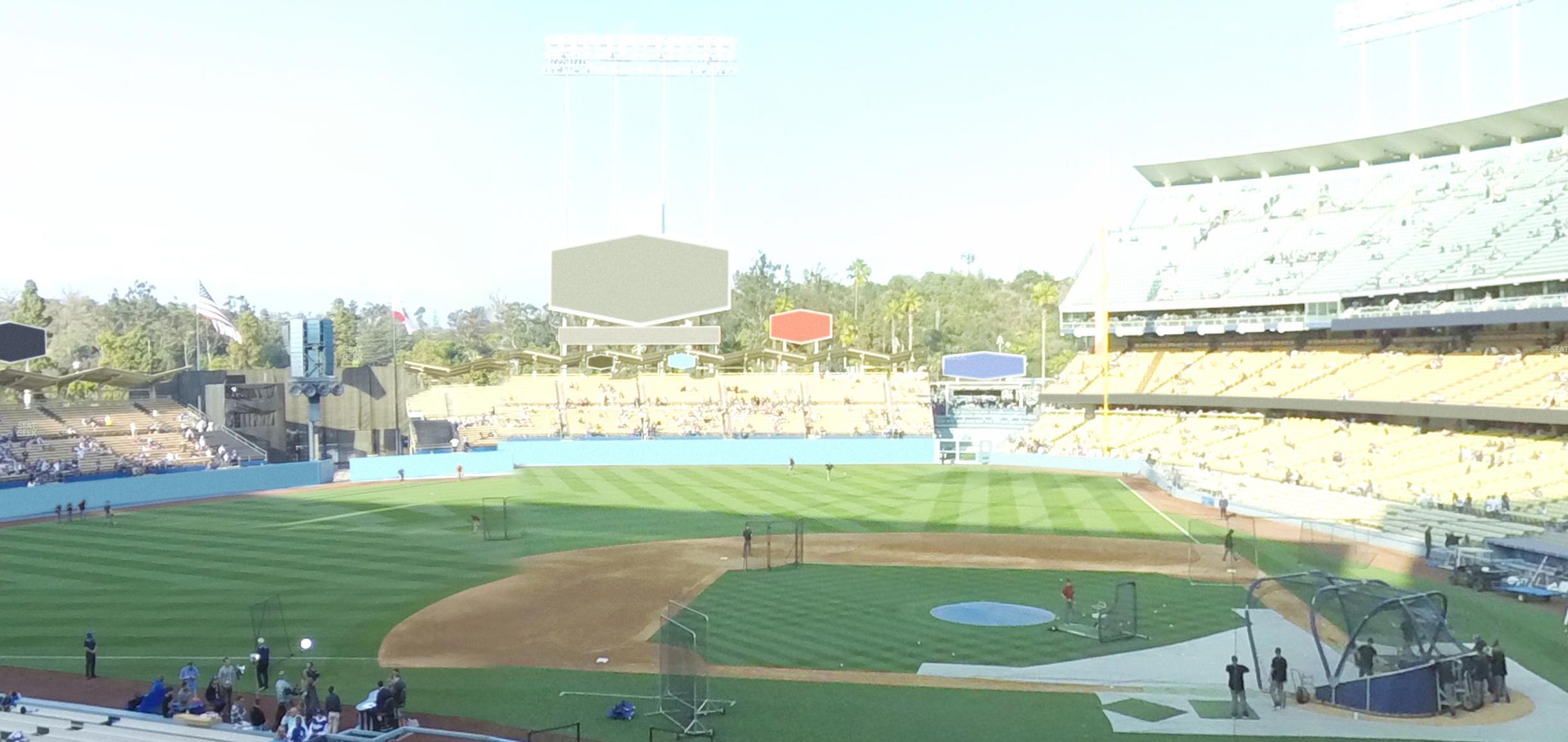 Seating view for Dodger Stadium Section 125 Lg