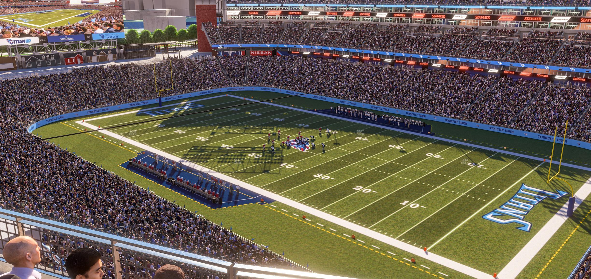 Seating view for Nissan Stadium Section Loge 306