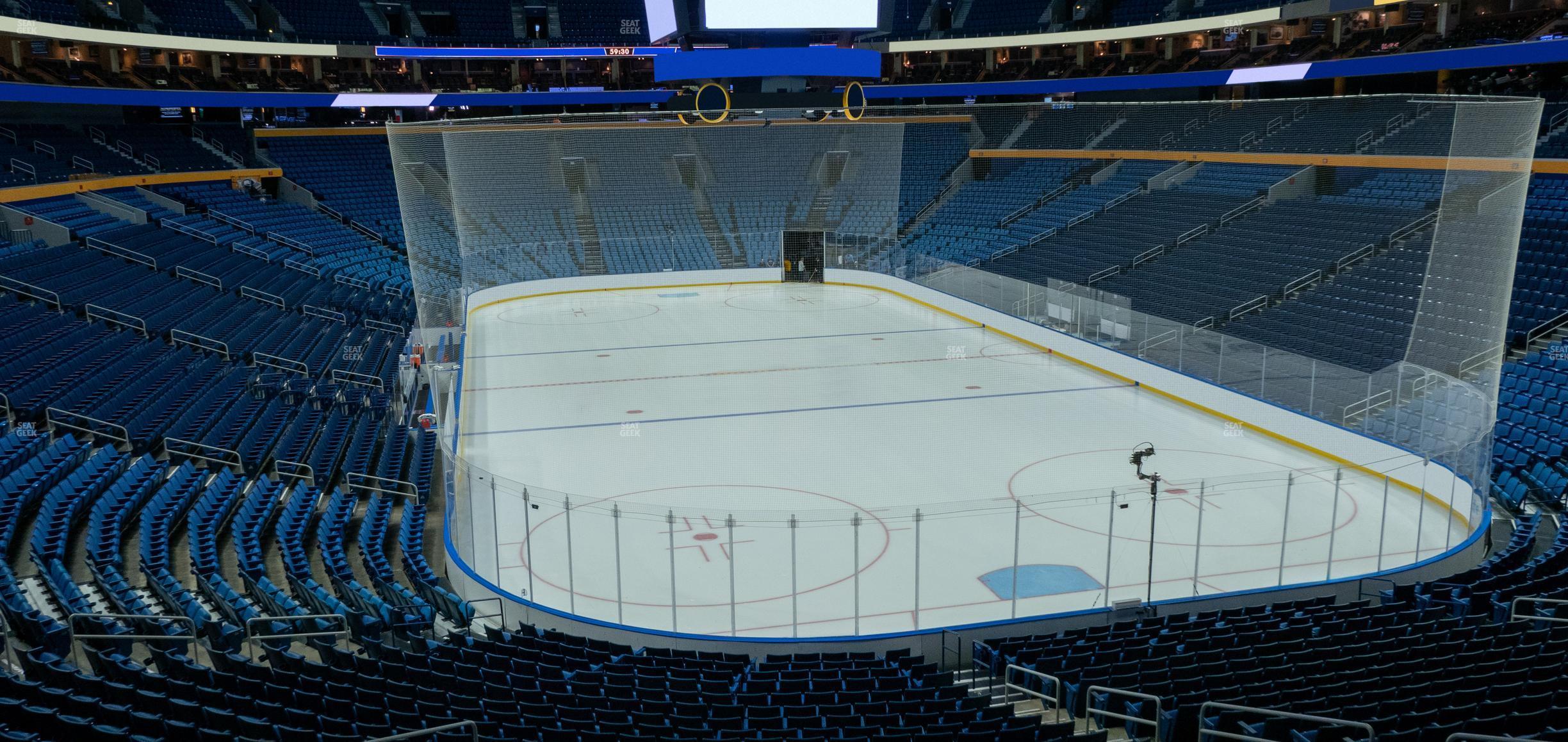 Seating view for KeyBank Center Section 200