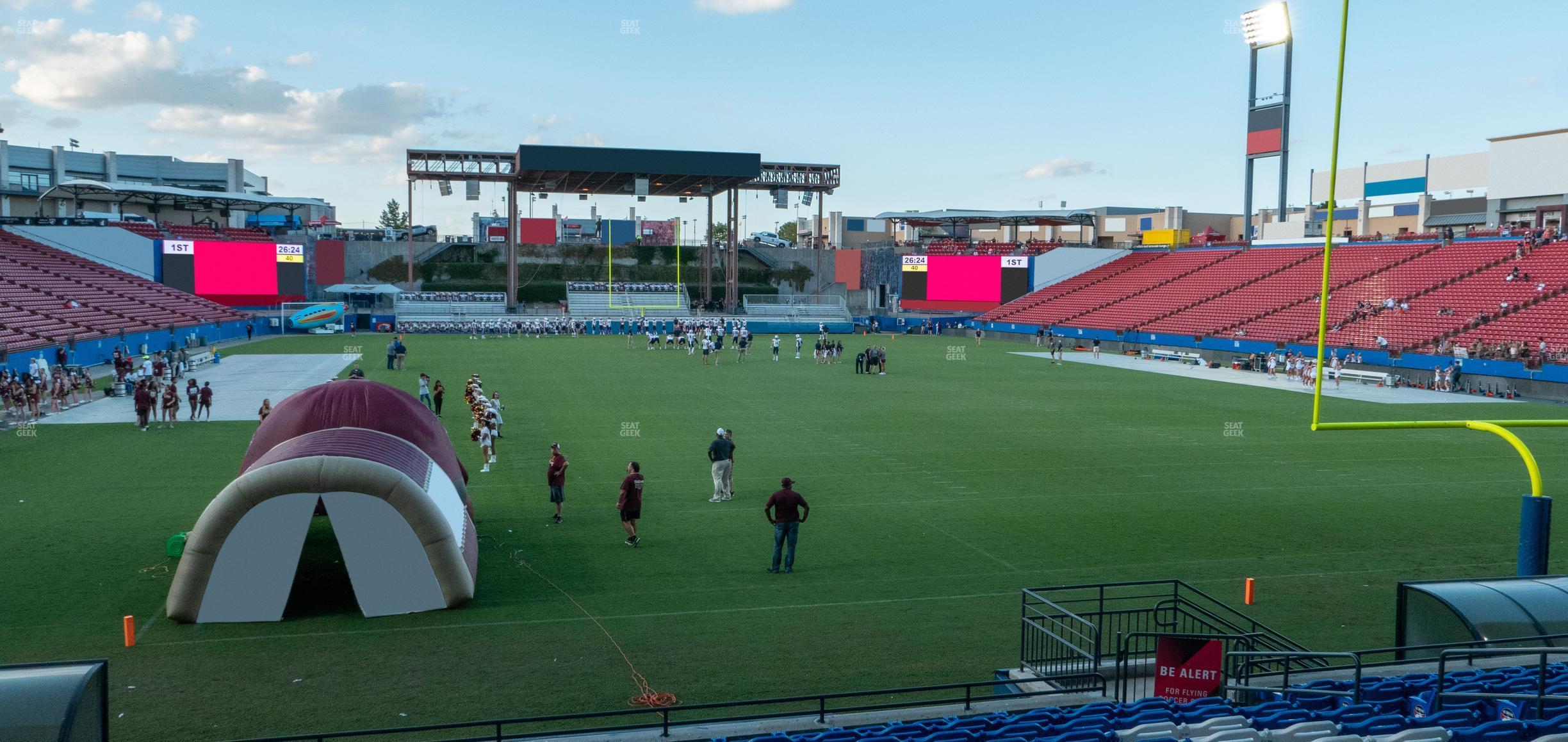 Seating view for Toyota Stadium Section 115