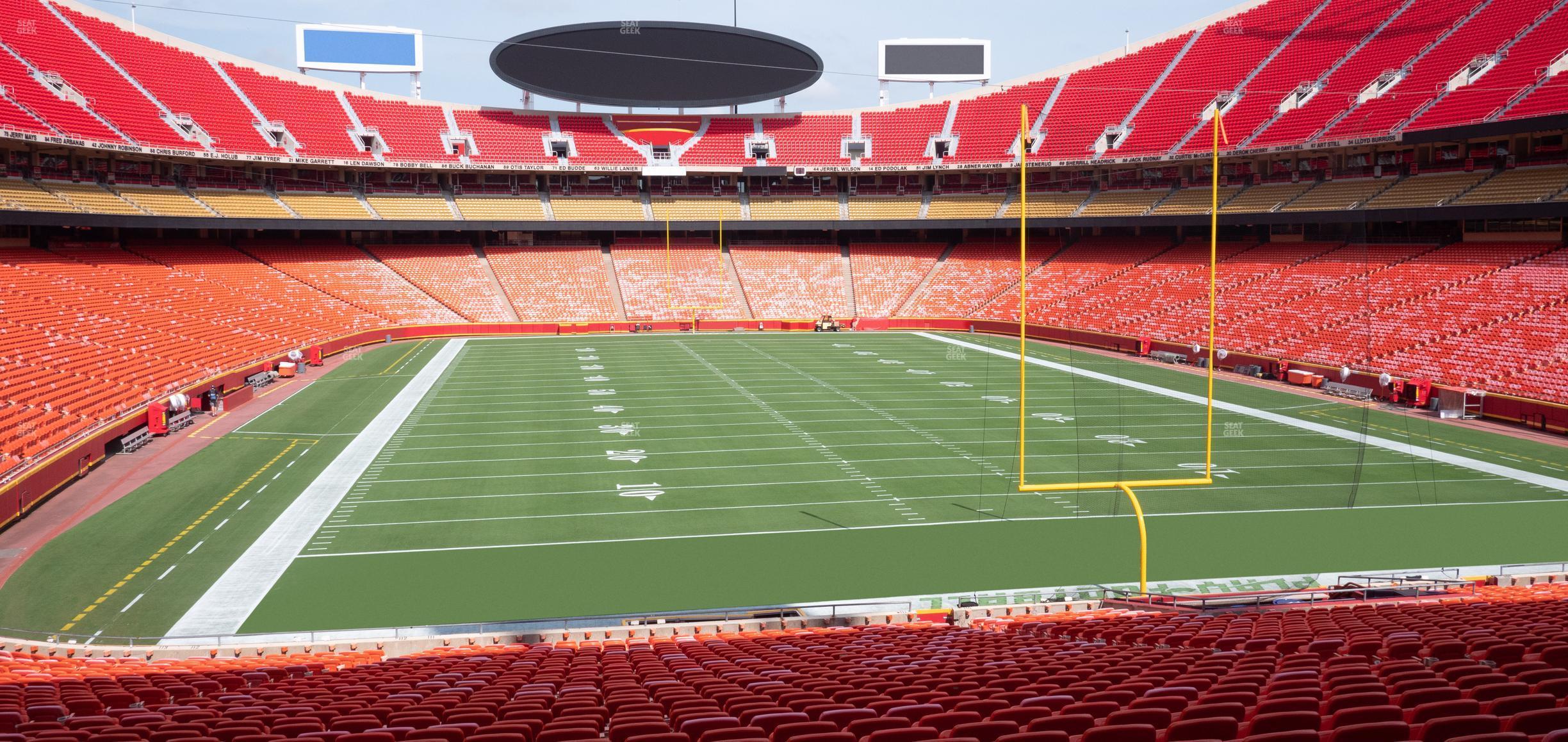 Seating view for GEHA Field at Arrowhead Stadium Section Ada 111