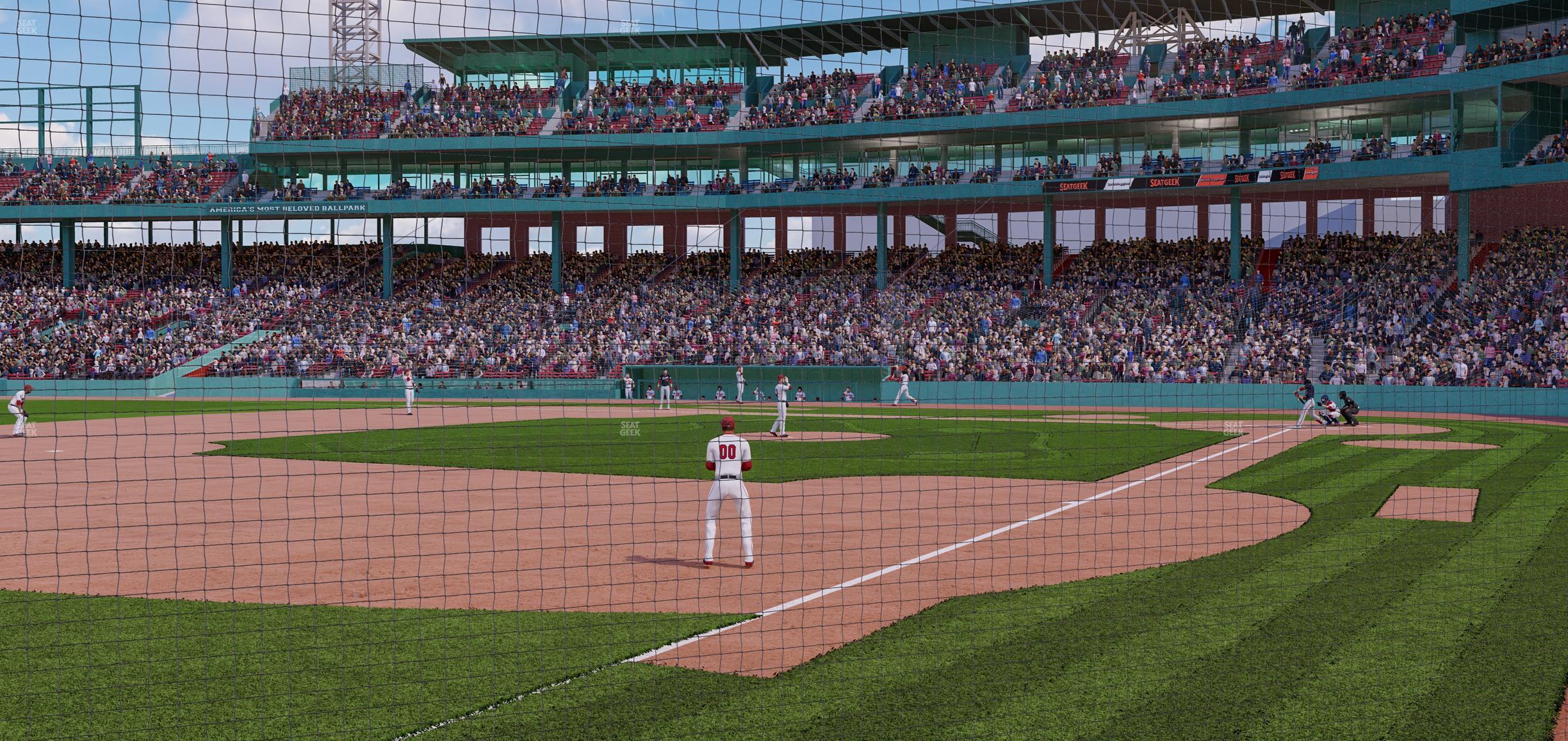 Seating view for Fenway Park Section Field Box Club 76