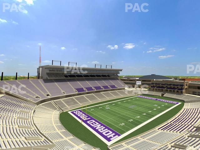 Seating view for Amon G Carter Stadium Section 314