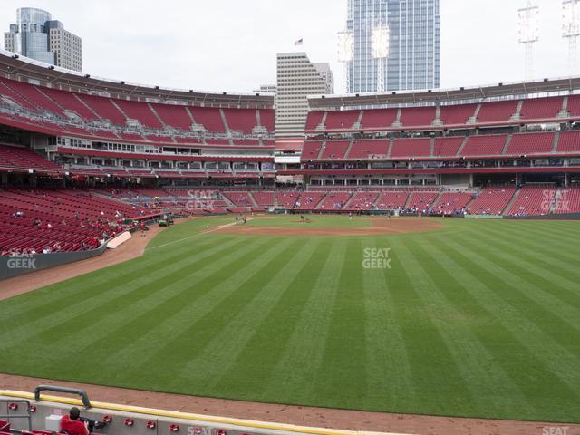 Seating view for Great American Ball Park Section 141