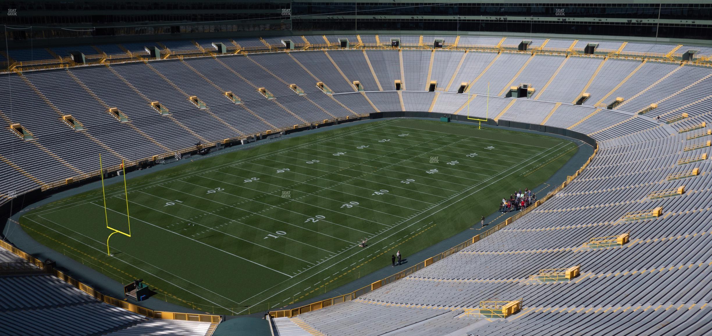 Seating view for Lambeau Field Section 635 S