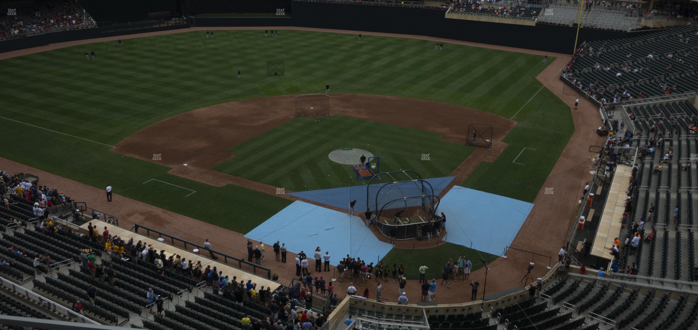 Seating view for Target Field Section 217