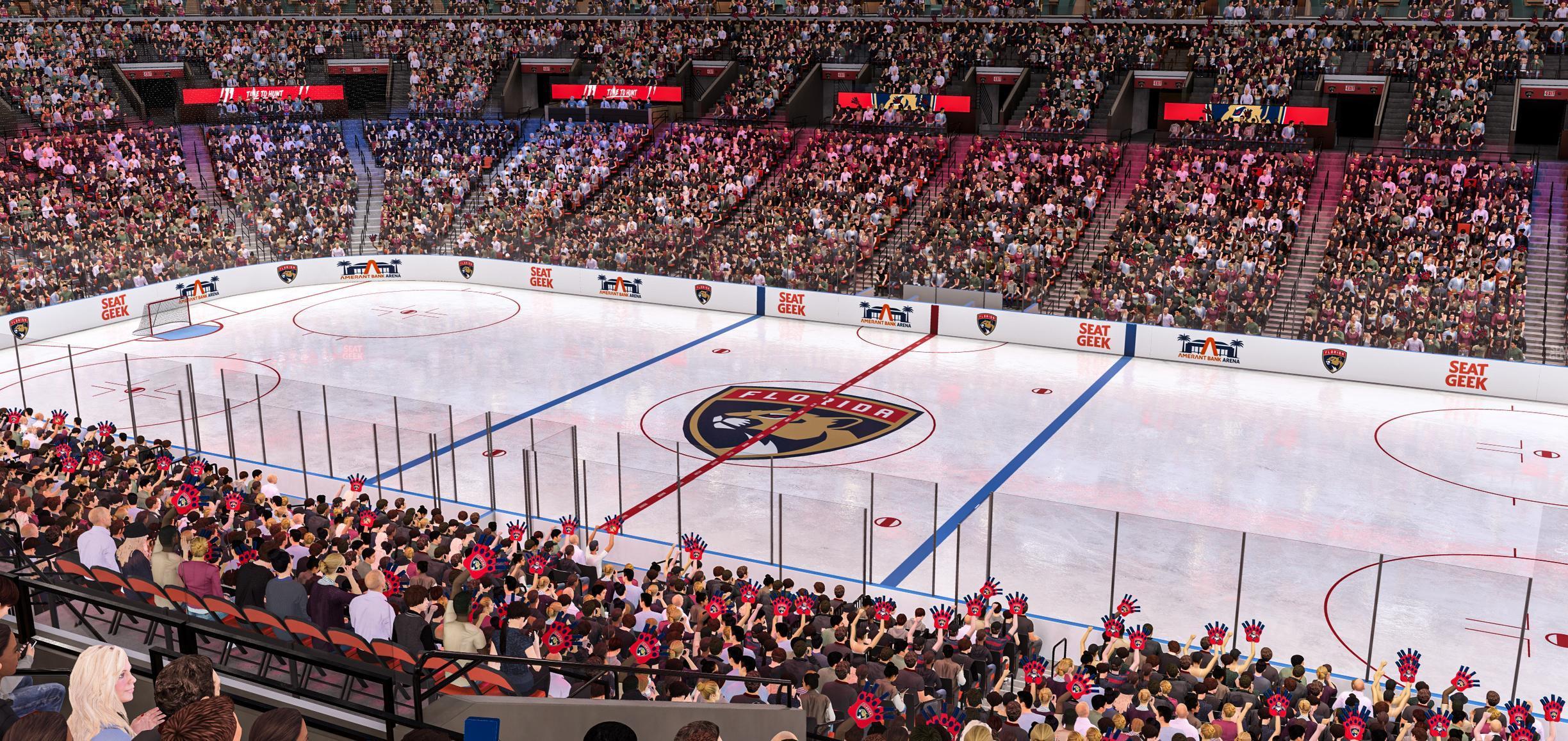 Seating view for Amerant Bank Arena Section Suite 3