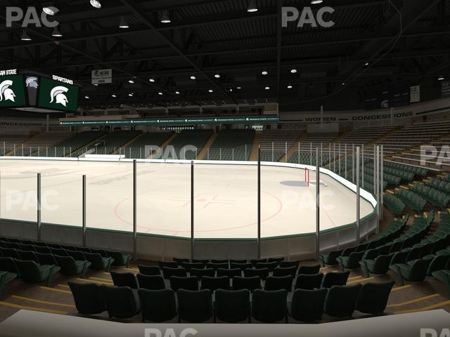 Seating view for Munn Ice Arena Section R