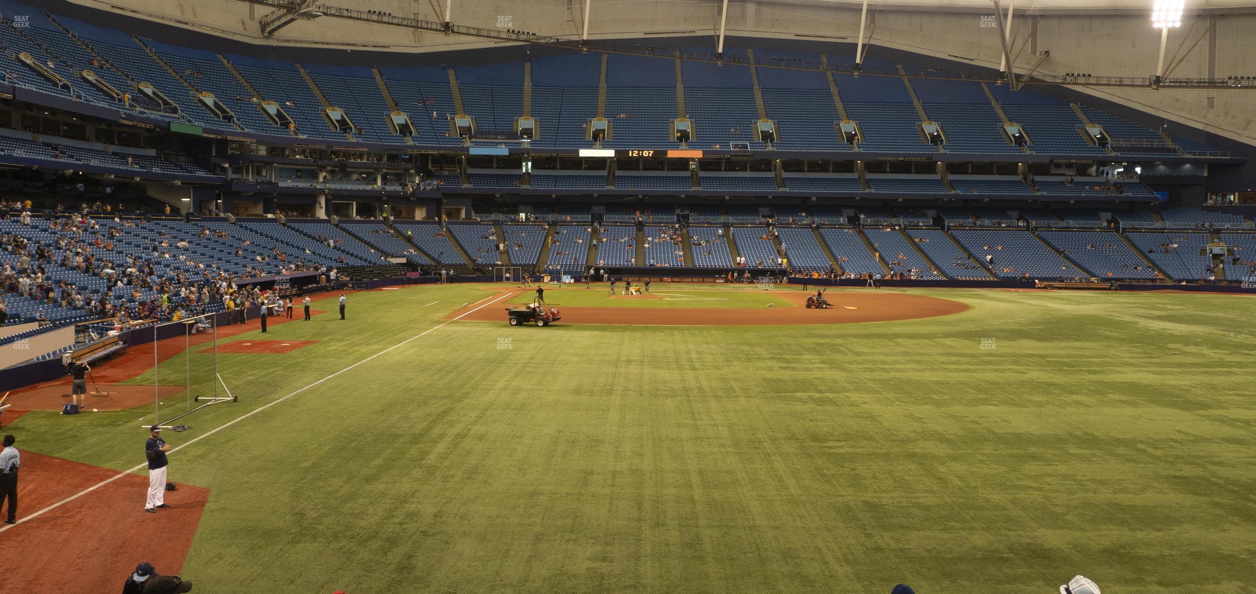 Seating view for Tropicana Field Section 142