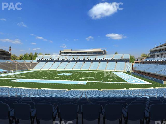 Seating view for Kenan Memorial Stadium Section 127