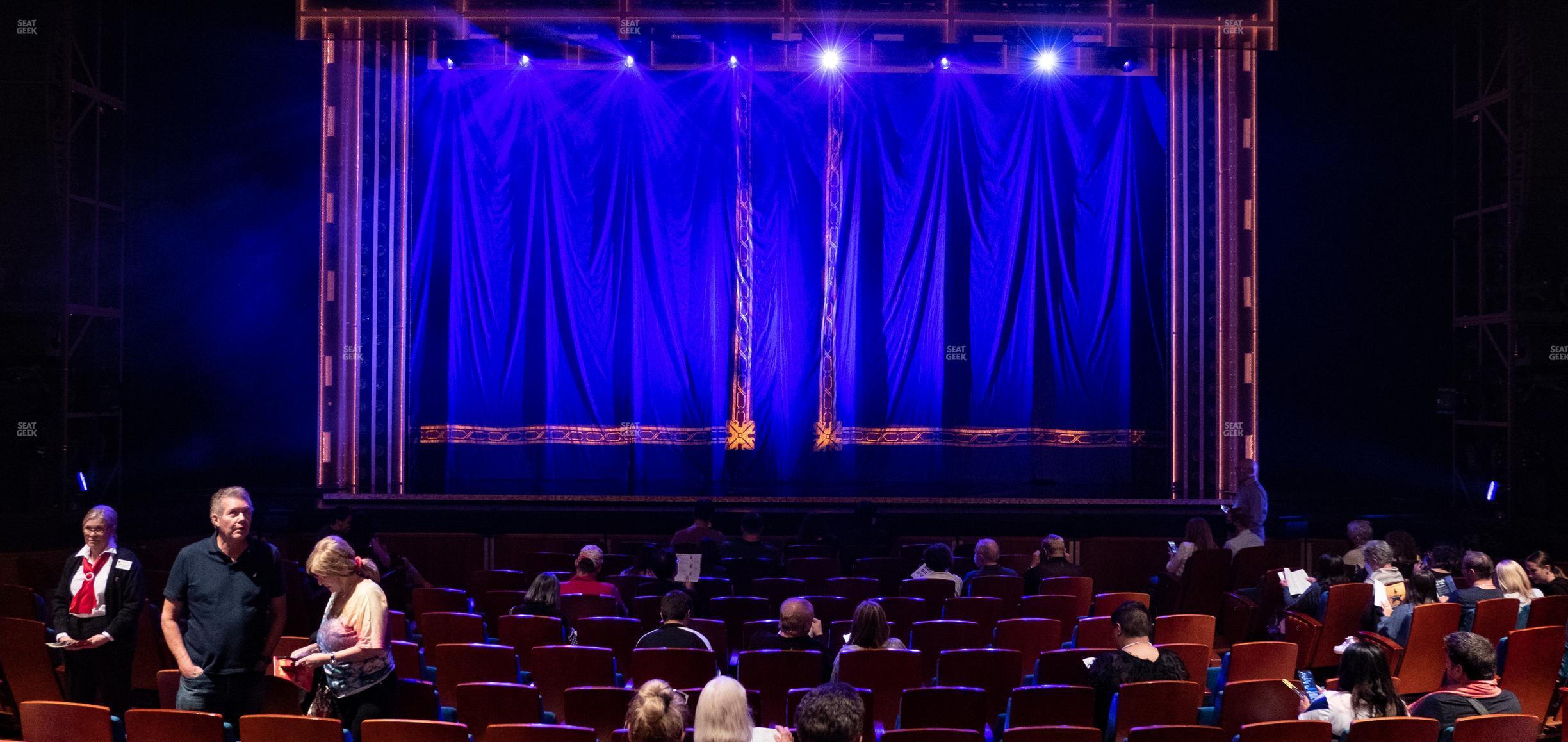 Seating view for Au-Rene Theater at the Broward Center Section Orchestra Center