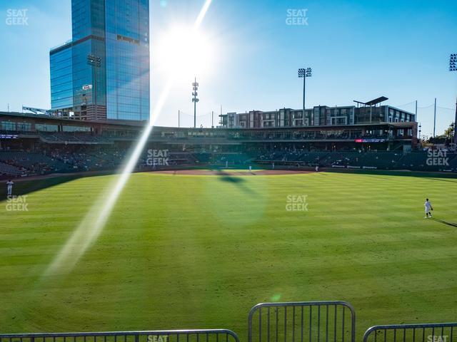 Seating view for Truist Field Section Home Run 1