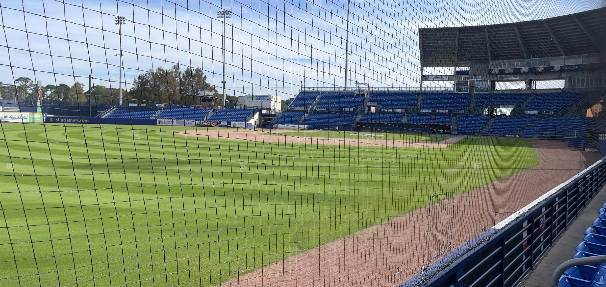 Seating view for Clover Park Section 22