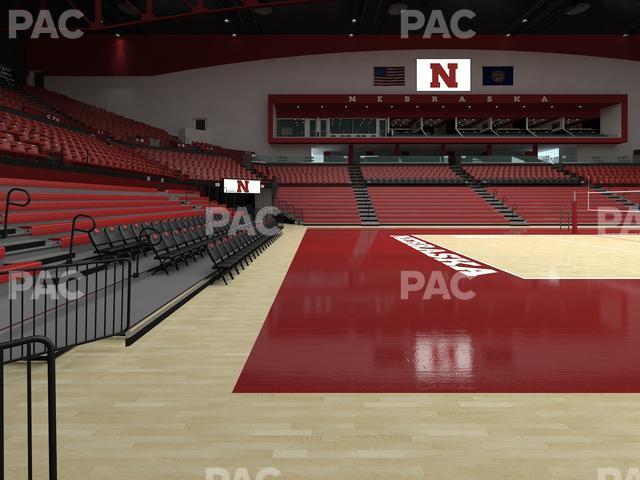 Seating view for Bob Devaney Sports Center Section A 2