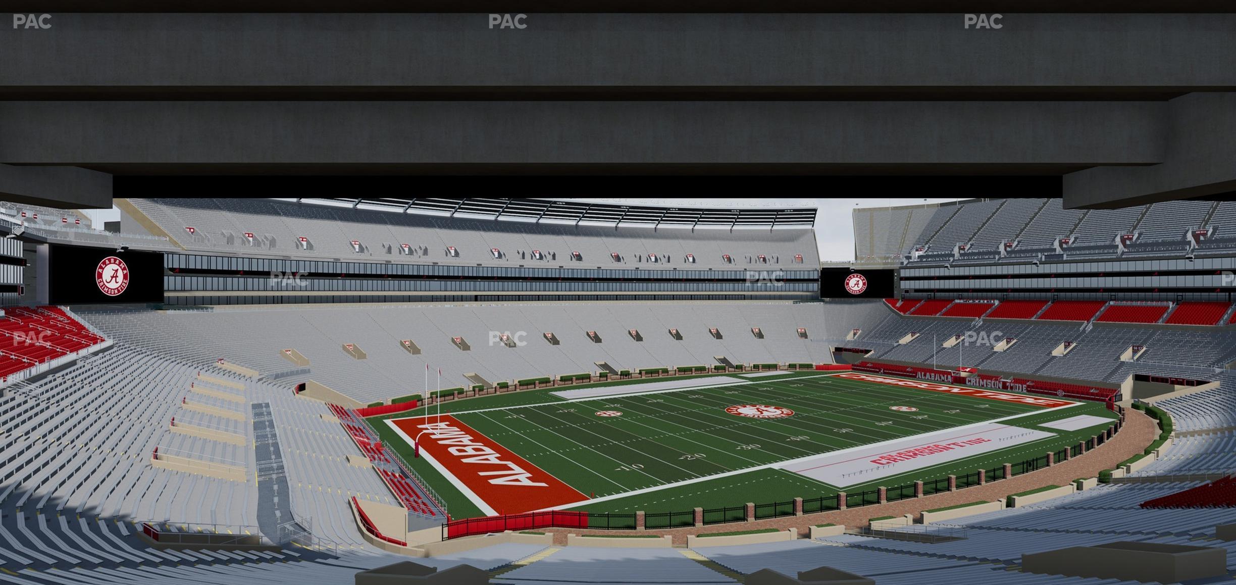 Seating view for Bryant Denny Stadium Section Loge Box 37