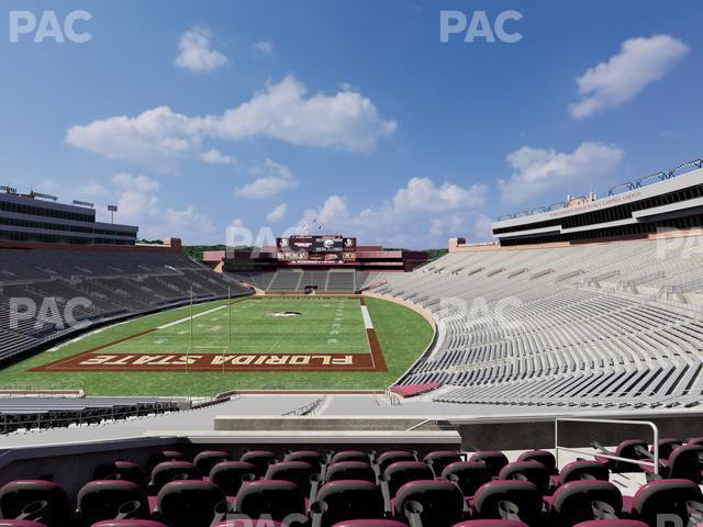 Seating view for Doak Campbell Stadium Section Club 218