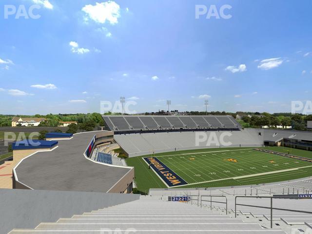 Seating view for Mountaineer Field at Milan Puskar Stadium Section 212