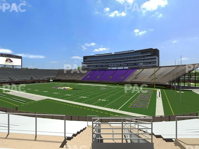 Seating view for Dowdy-Ficklen Stadium Section 13