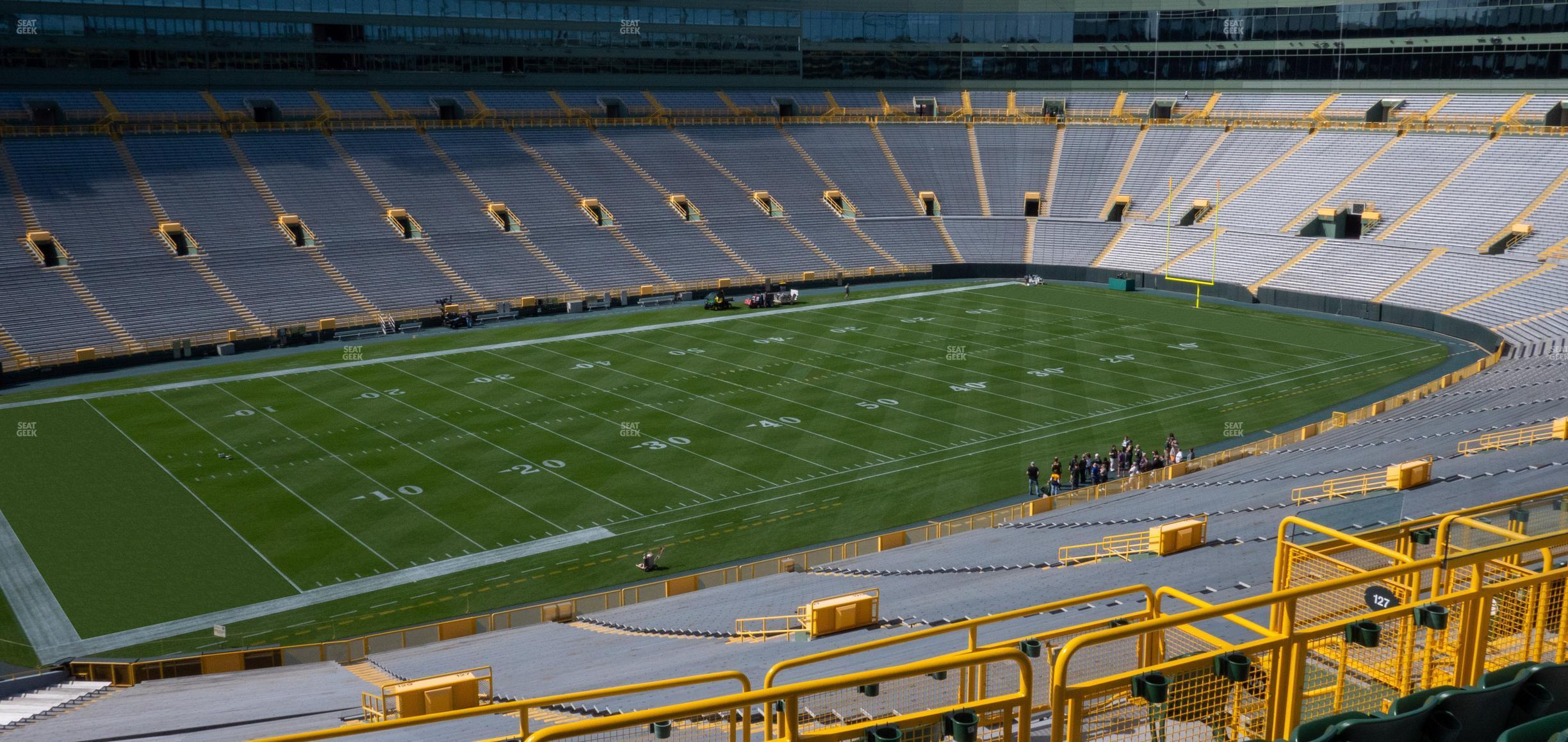 Seating view for Lambeau Field Section 429