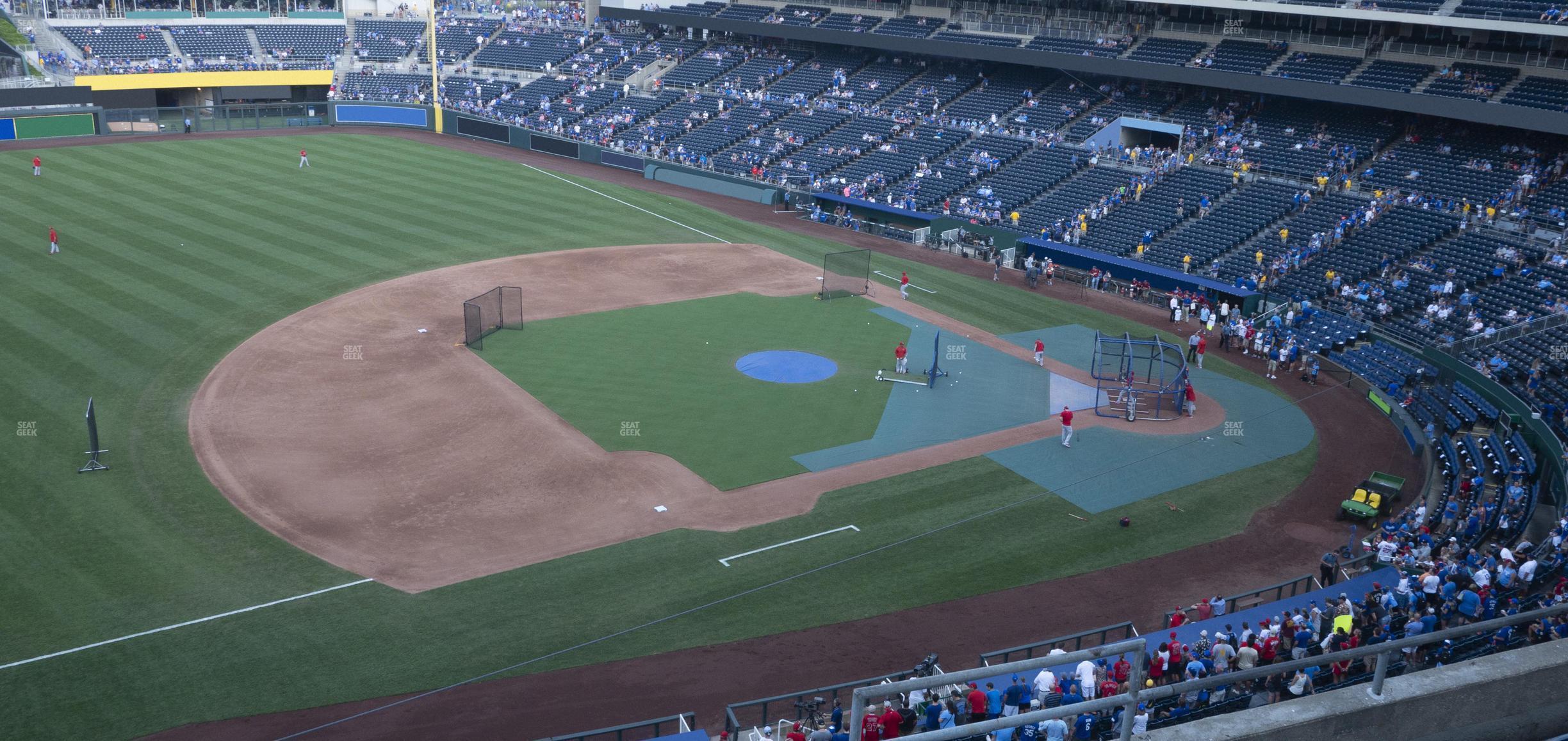 Seating view for Kauffman Stadium Section 408