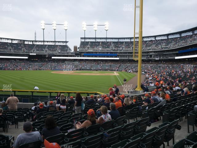 Seating view for Comerica Park Section 145