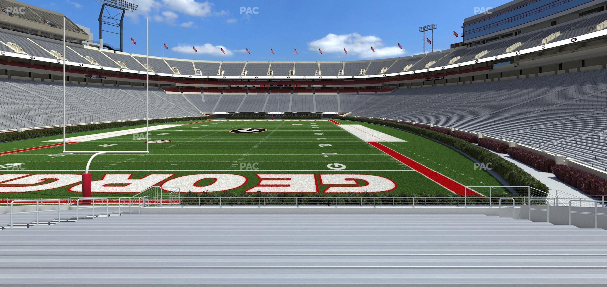 Seating view for Sanford Stadium Section 140