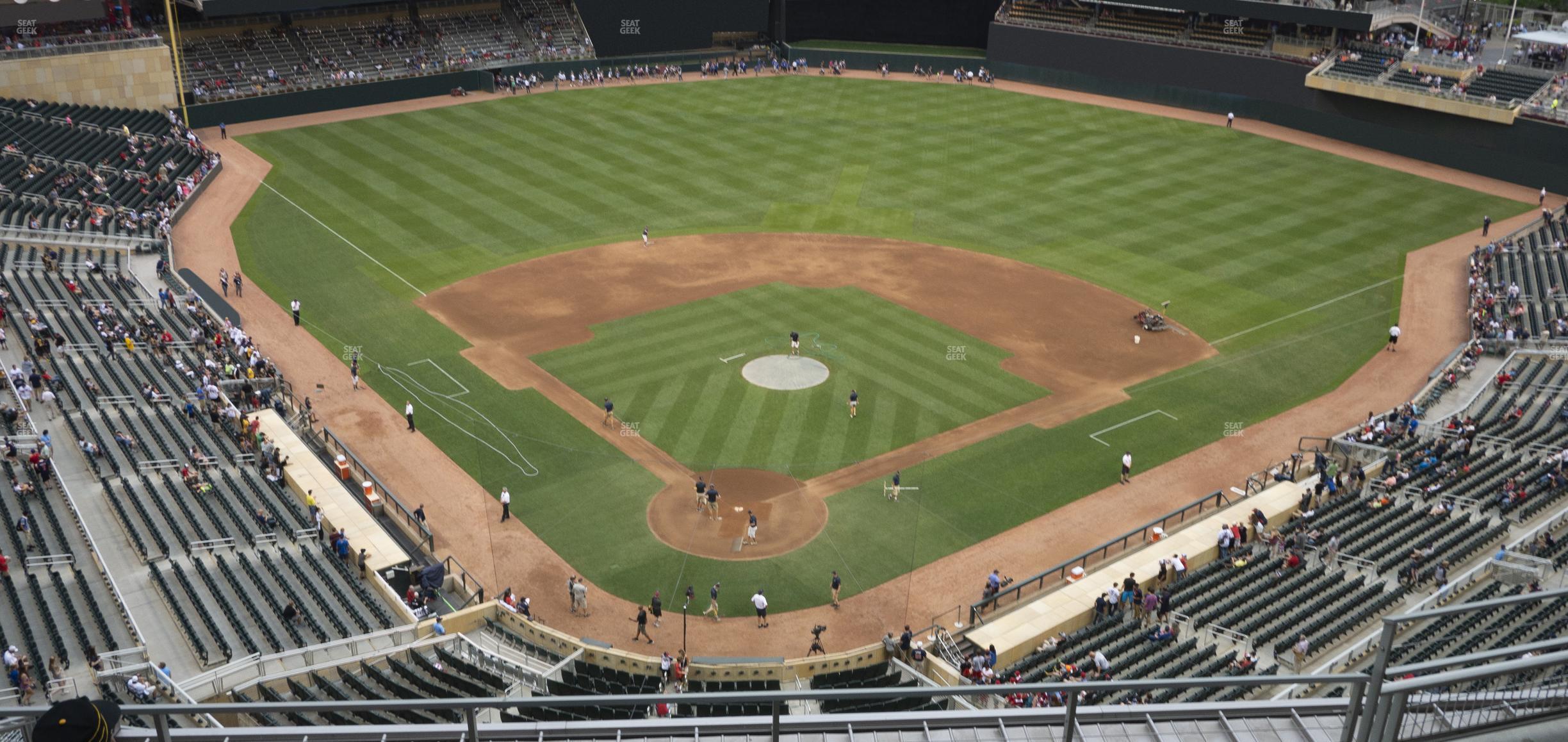 Seating view for Target Field Section 314