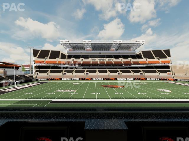 Seating view for Reser Stadium Section Box 19