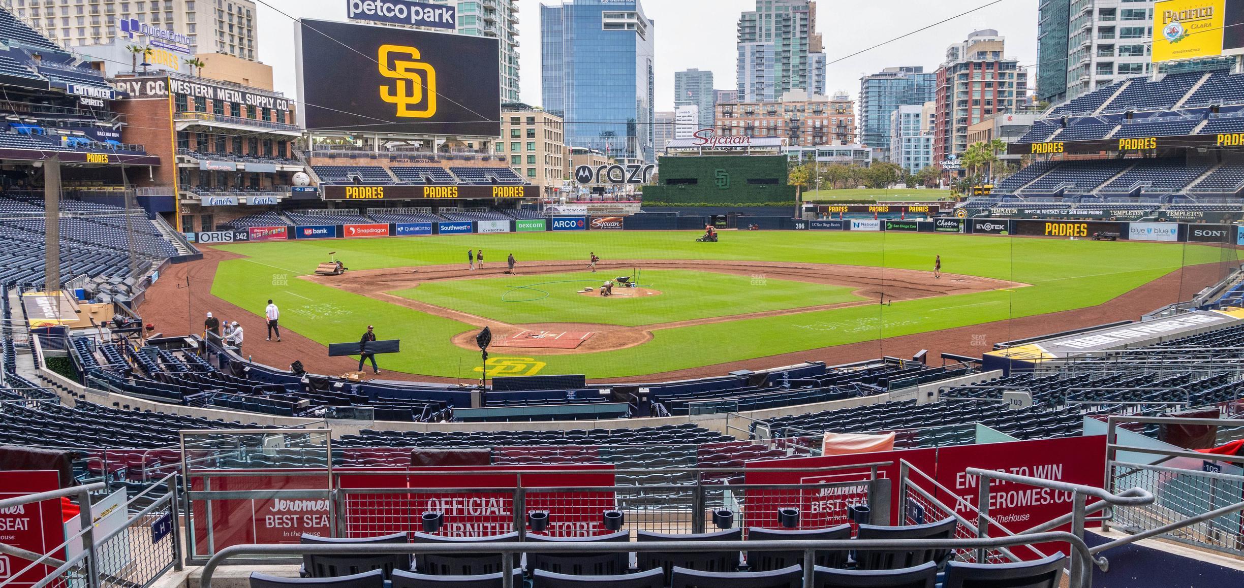 Seating view for Petco Park Section Premier Club H