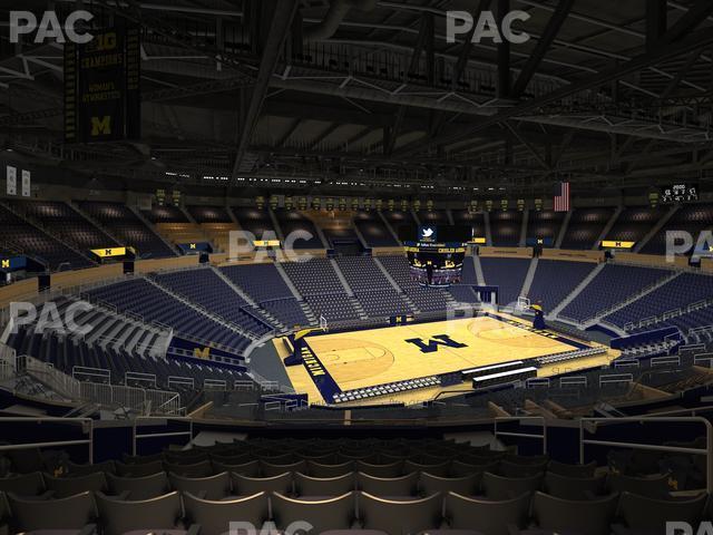 Seating view for Crisler Center Section 226