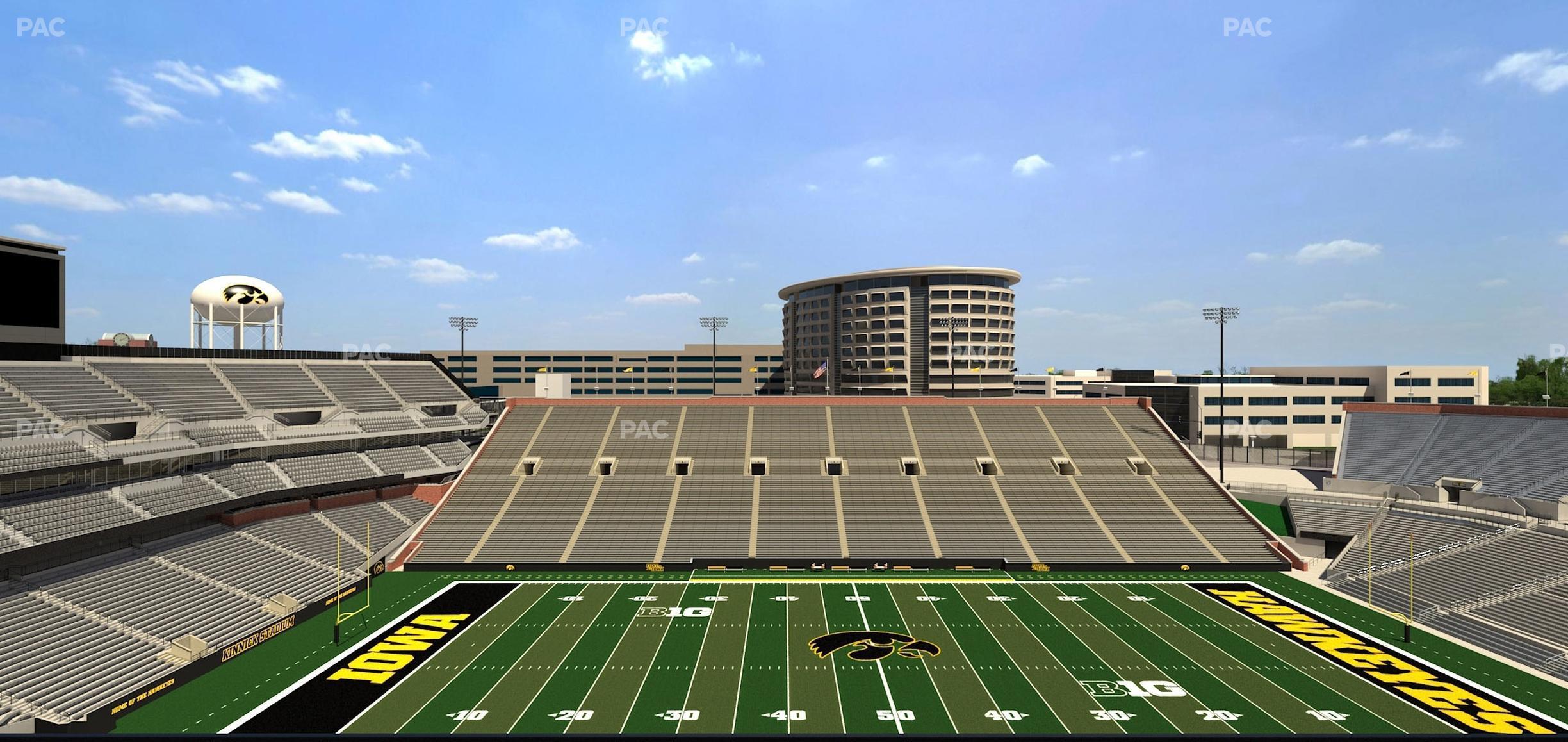 Seating view for Kinnick Stadium Section Mediacom Outdoor Club