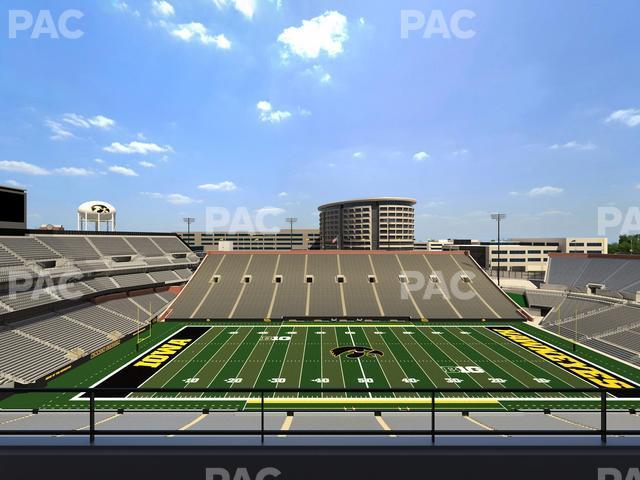 Seating view for Kinnick Stadium Section Mediacom Outdoor Club