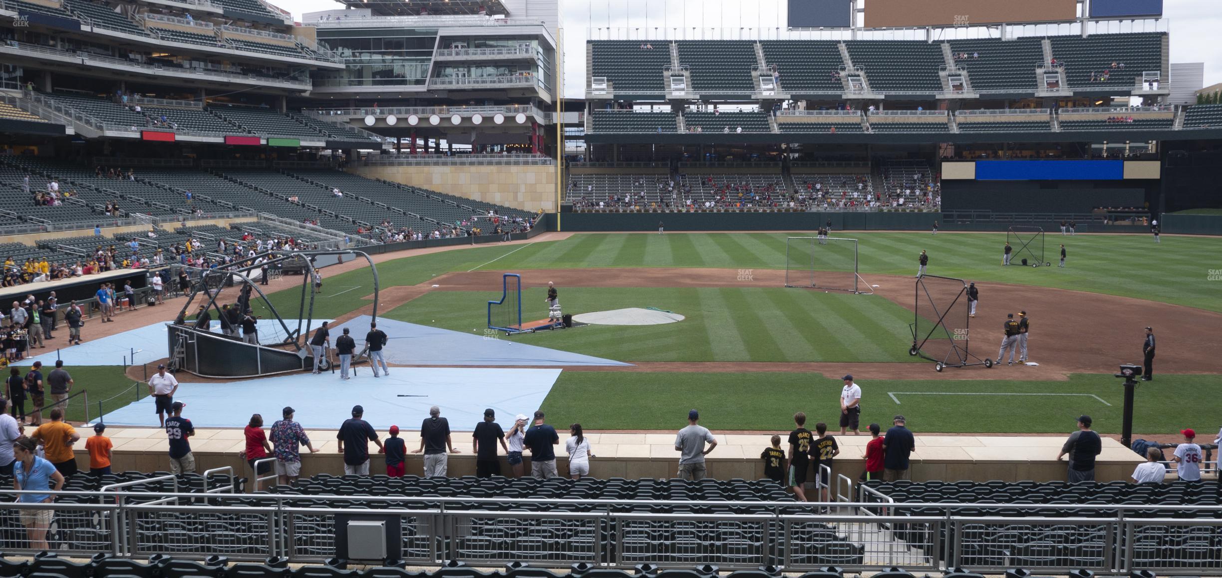 Seating view for Target Field Section 109