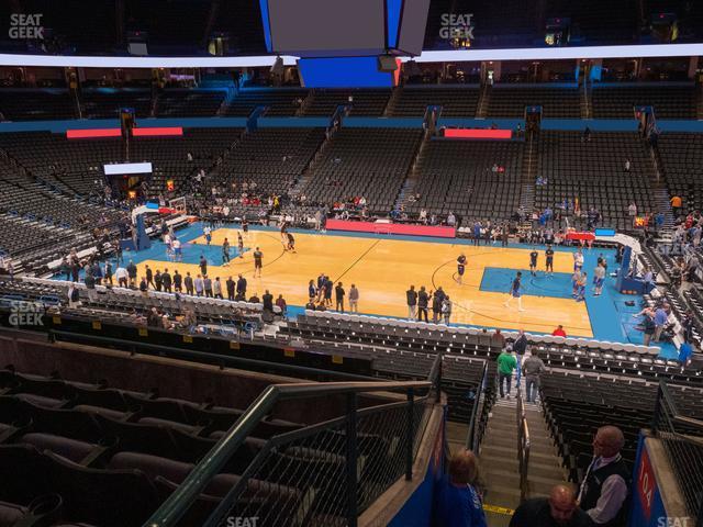 Seating view for Paycom Center Section 207