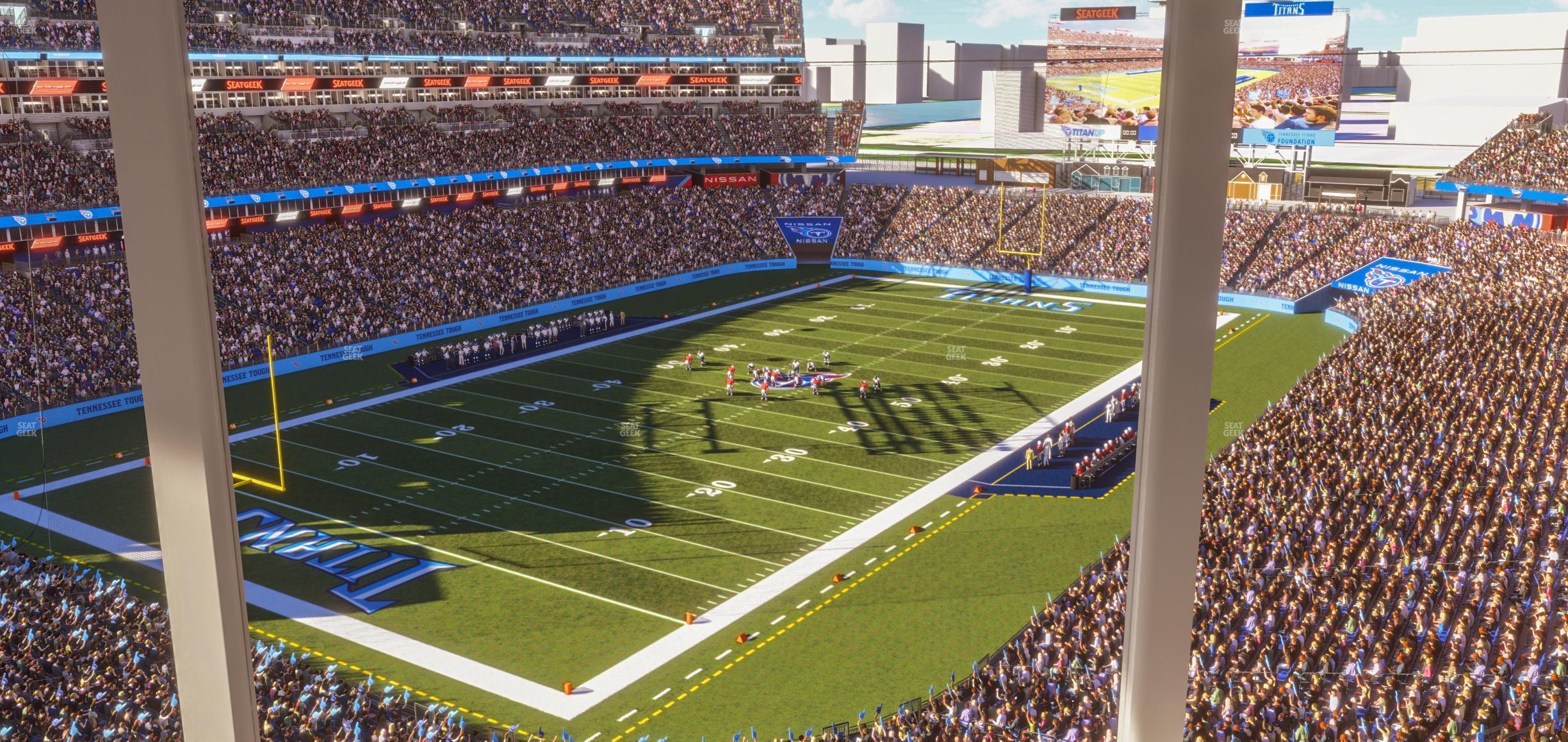 Seating view for Nissan Stadium Section Suite 641 E