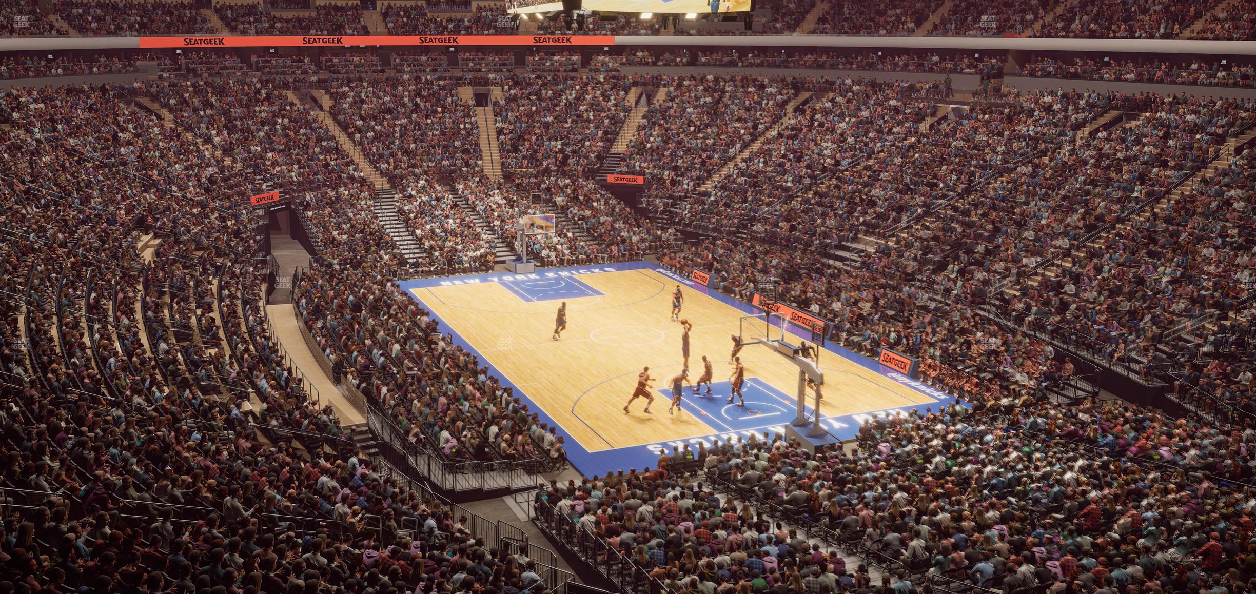 Seating view for Madison Square Garden Section 202