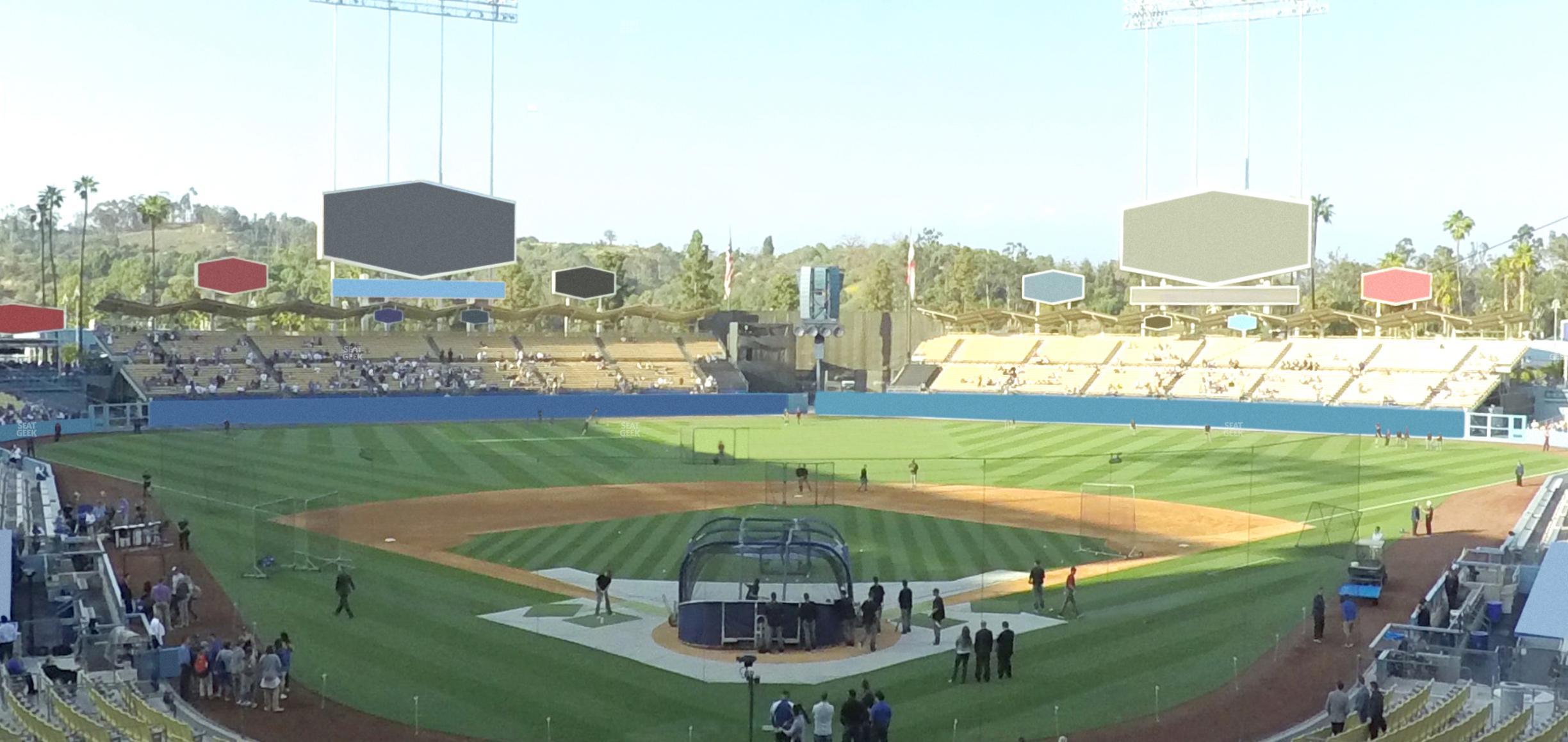 Seating view for Dodger Stadium Section 102 Lg