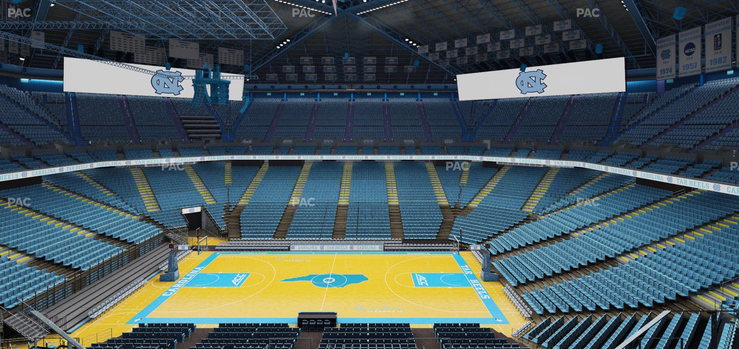 Seating view for Dean Smith Center Section 226